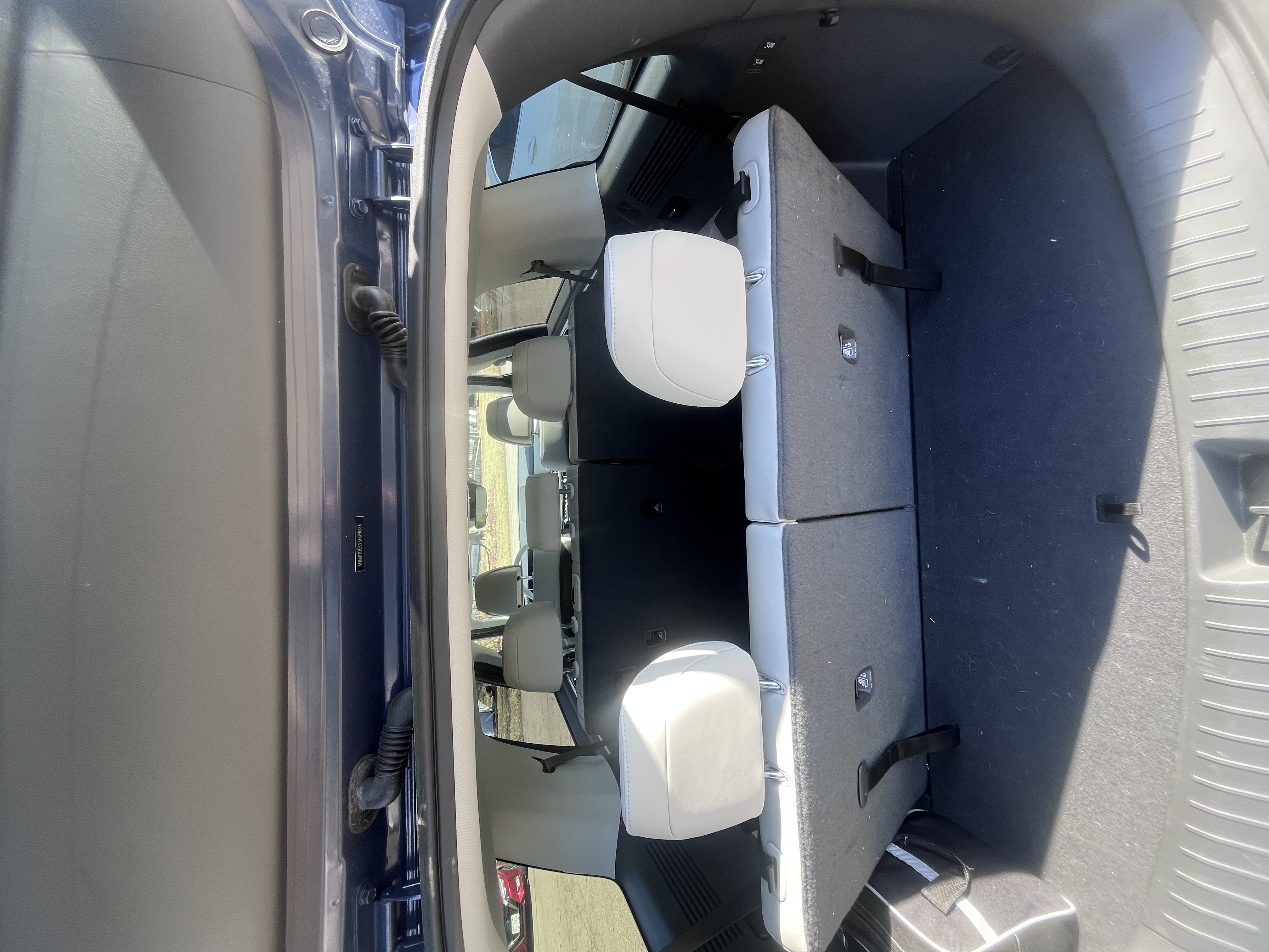 Cargo area for luggage